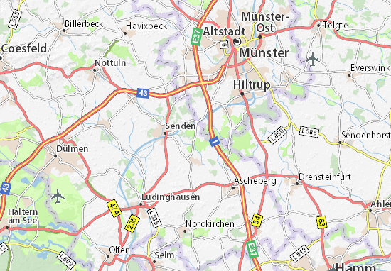 MICHELIN-Landkarte Venne - Stadtplan Venne - ViaMichelin