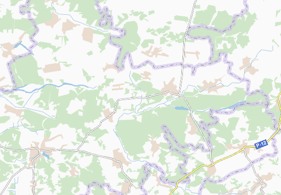 Karte Stadtplan Oleshnya