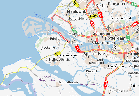 Zwartewaal Map