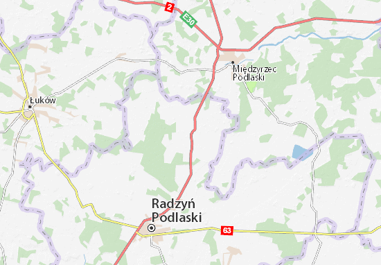 Karte Stadtplan Kąkolewnica
