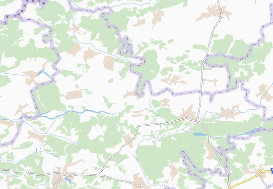 Karte Stadtplan Rybyns&#x27;k