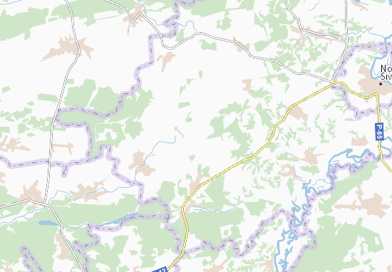 Karte Stadtplan Berezova Hat&#x27;