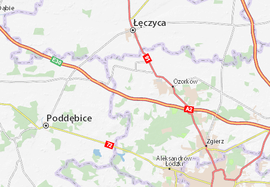 Karte Stadtplan Parzęczew