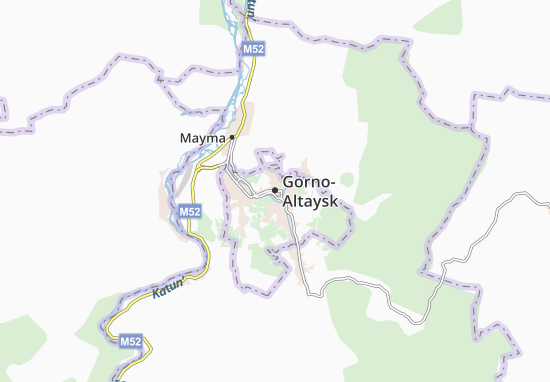 Gorno-Altaysk Map