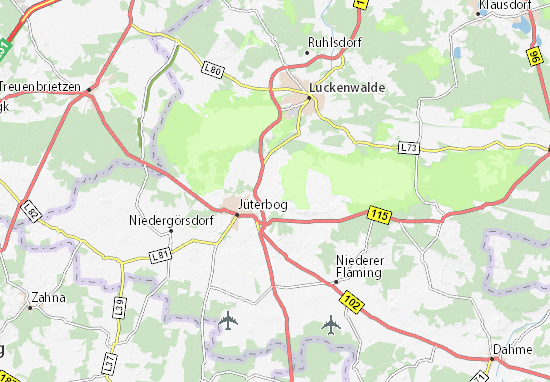 MICHELIN-Landkarte Werder - Stadtplan Werder - ViaMichelin