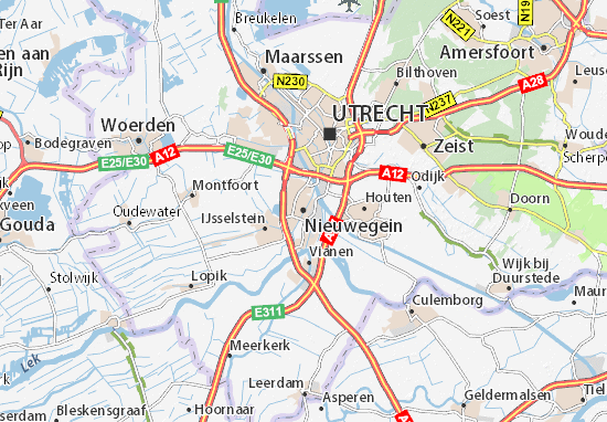 Mapa Nieuwegein
