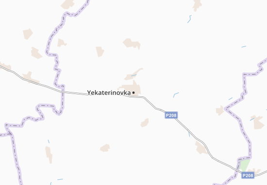 Kaart Plattegrond Yekaterinovka