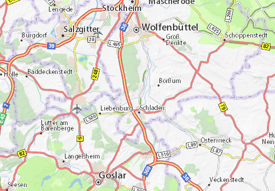 Mapa Werlaburgdorf