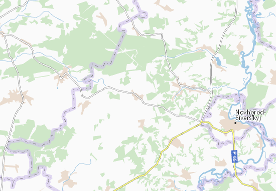 Karte Stadtplan Pechenyuhy