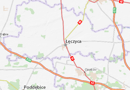 Karte Stadtplan Łęczyca