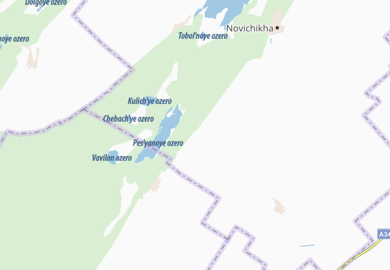 Mapa Tokarevo