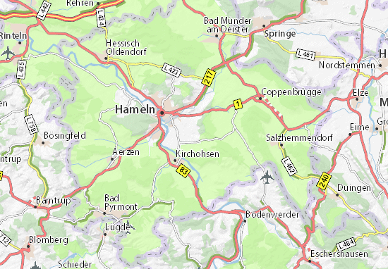 Mapa Hastenbeck