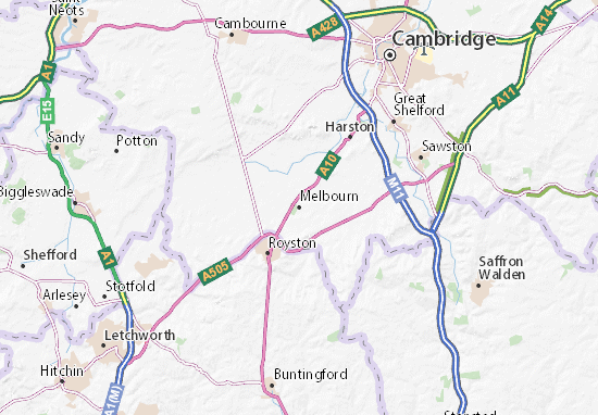 Melbourn Map