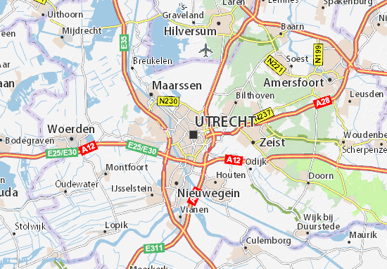 Utrecht Map: Detailed maps for the city of Utrecht - ViaMichelin