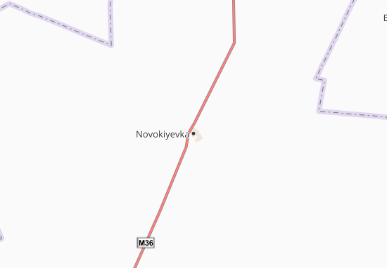 Mapa Novokiyevka