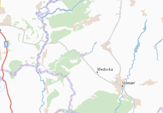 Kaart Plattegrond Poddubrovka