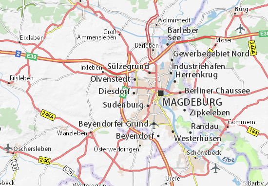 Mapa Diesdorf