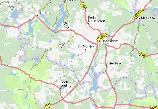 Mapa Giesensdorf