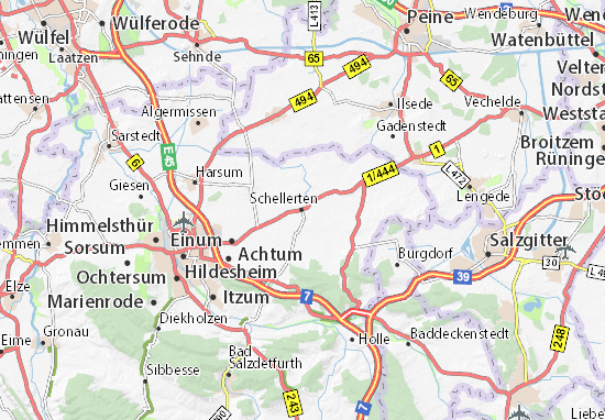 Schellerten Map