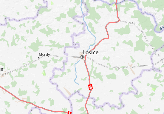 Karte Stadtplan Łosice