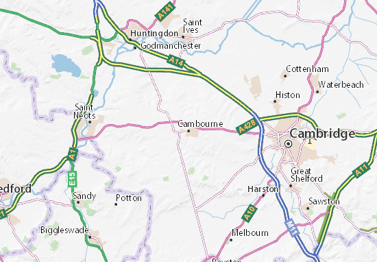 Mapa Cambourne