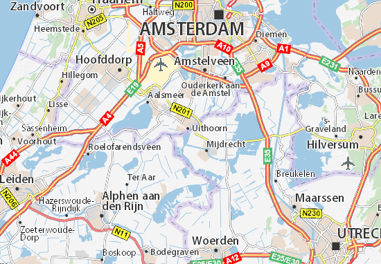 Amstelhoek Map