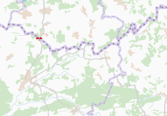 Kaart Plattegrond Arkhypivka