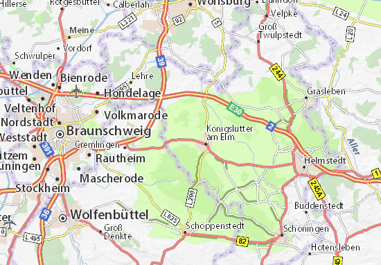 MICHELIN-Landkarte Lauingen - Stadtplan Lauingen - ViaMichelin