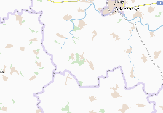 Karte Stadtplan Vakhnovo