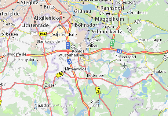 Mapa Königs Wusterhausen