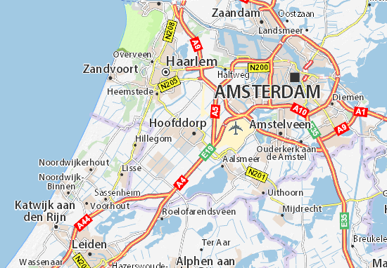 Hoofddorp Map