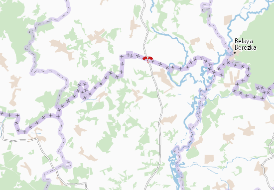 Karte Stadtplan Mykhal&#x27;chyna Sloboda