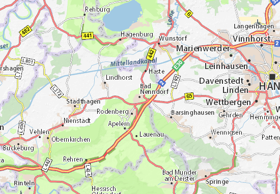 Karte Stadtplan Bad Nenndorf