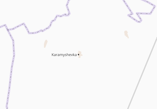 Kaart Plattegrond Karamyshevka