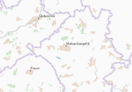 Karte Stadtplan Maloarchangel&#x27;sk