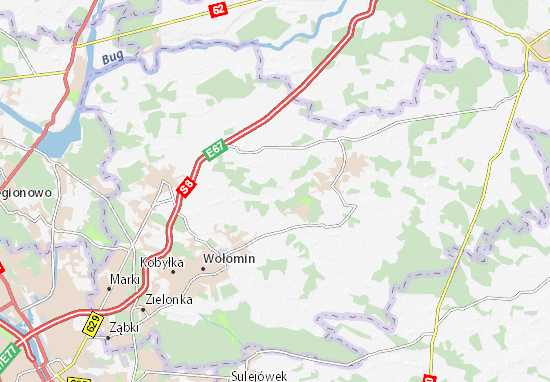 Karte Stadtplan Klembów
