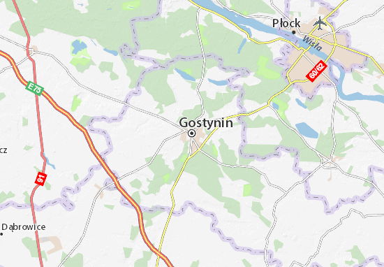 Kaart Plattegrond Gostynin