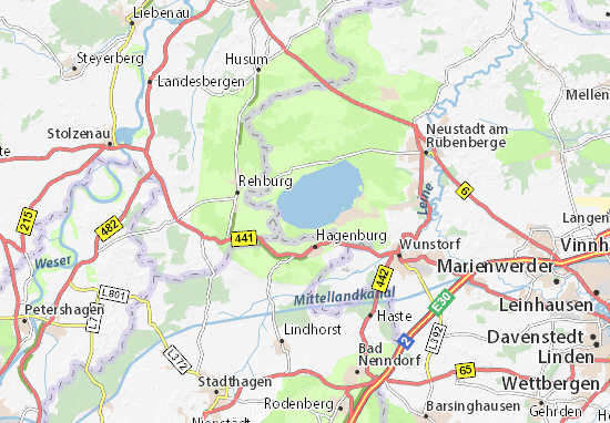 Mapa Wilhelmstein