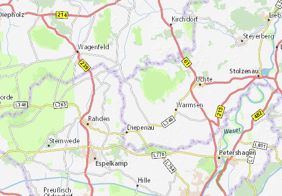 MICHELIN-Landkarte Auf der Horst - Stadtplan Auf der Horst - ViaMichelin