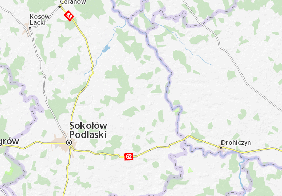 Kaart Plattegrond Jabłonna Lacka