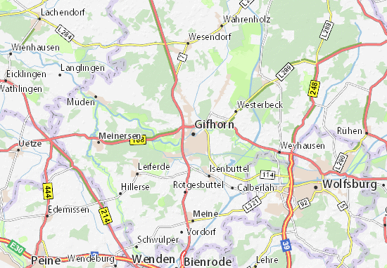 Mapa Gifhorn
