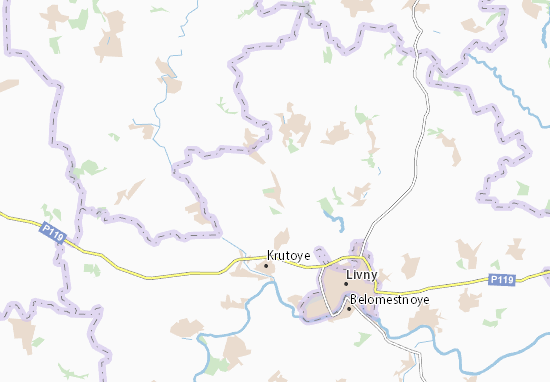 Karte Stadtplan Zdorovetskiye Vyselki
