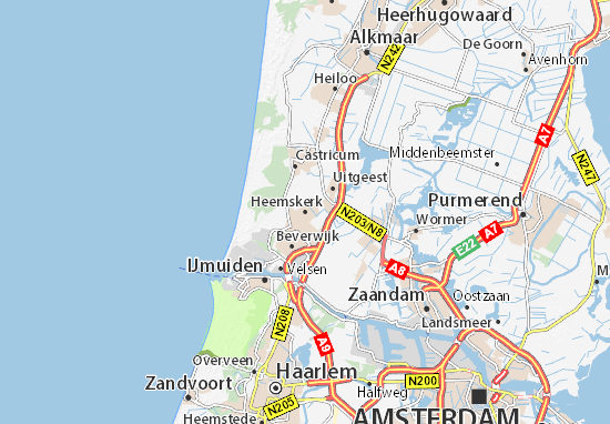 Mapa Heemskerk