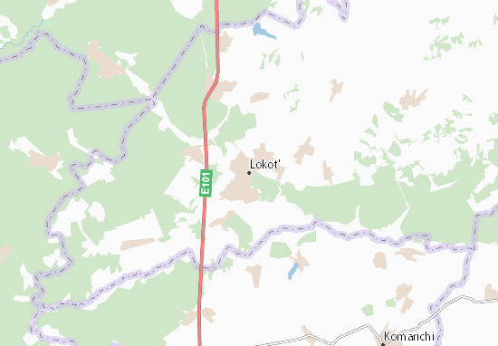 Mapa Lokot&#x27;