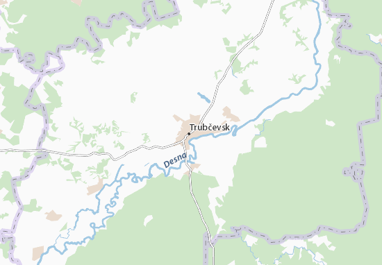 Mapa Trubčevsk