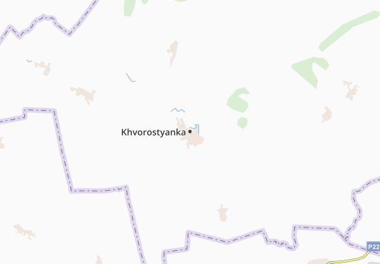 Mapa Khvorostyanka