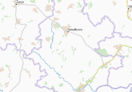 Kaart Plattegrond Nedokhodovka