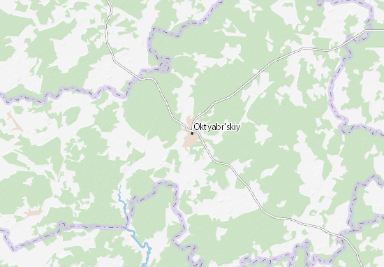 Kaart Plattegrond Oktyabr&#x27;skiy