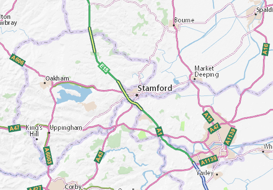 Karte Stadtplan Stamford