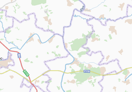 Kaart Plattegrond Skornyakovo
